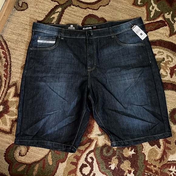 ECKO UNLTD  Size 44 Men's Bermuda Denim Shorts Med/Dark Blue Cozy Fit $54 NEW - Picture 8 of 13